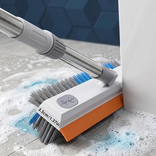3-in-1 Bathroom Cleaning Brush with Wiper